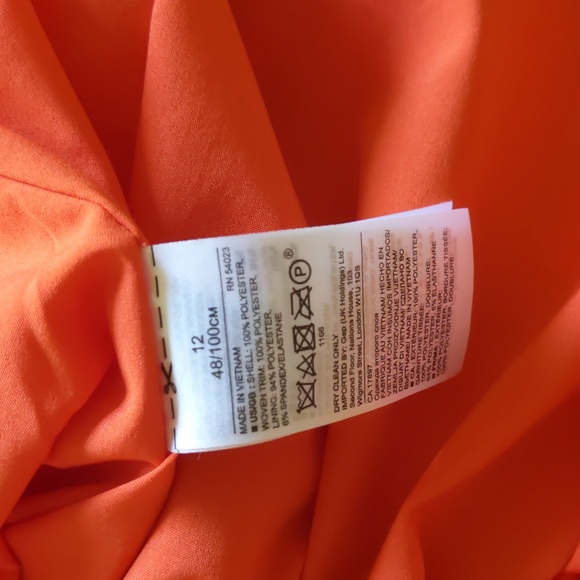 Banana Republic Limited Edition NWT orange cocktail dress - Picture 5 of 5